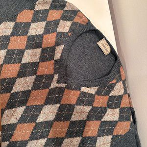 Suspense Argyle V-Neck Sweater